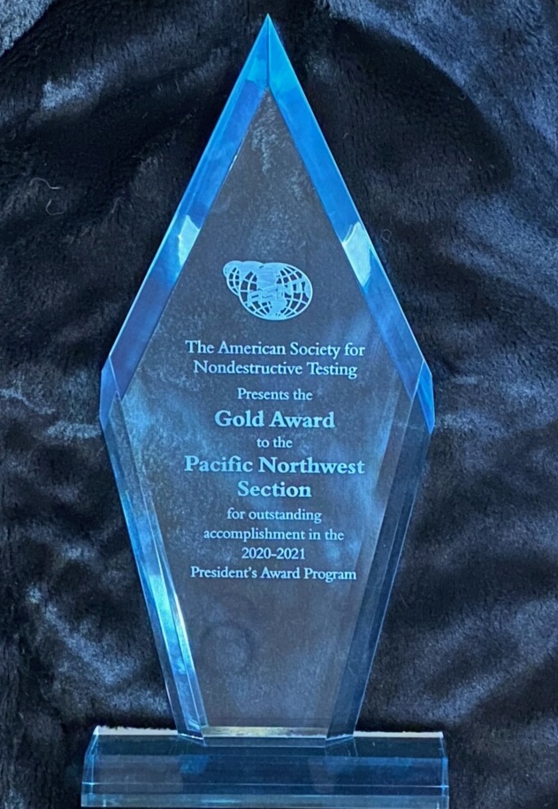 2019-2020 Gold Pres award